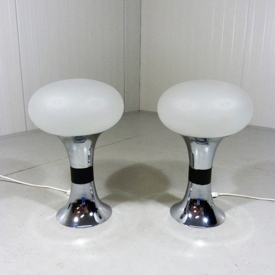 Image 1 of Set of 2 large Space Age table lamps 1960s