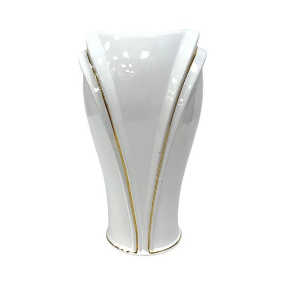 Image 1 of Elegant Porcelain Vase Welz Pfungstadt, Germany 1970s