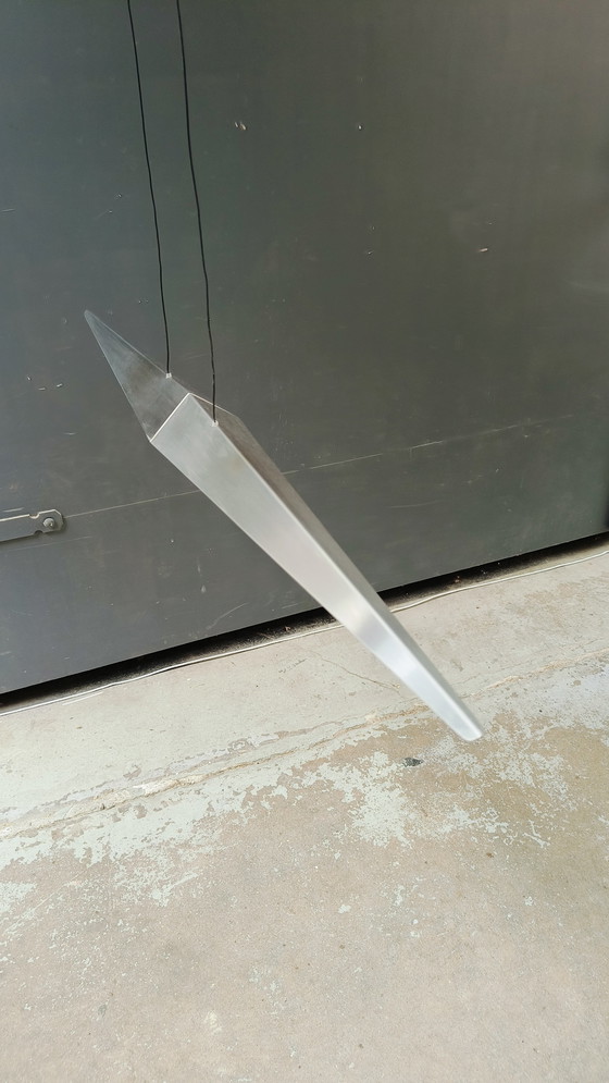 Image 1 of Lampada a sospensione minimalista spaziale anni &#39;80 Hala Halogen Design