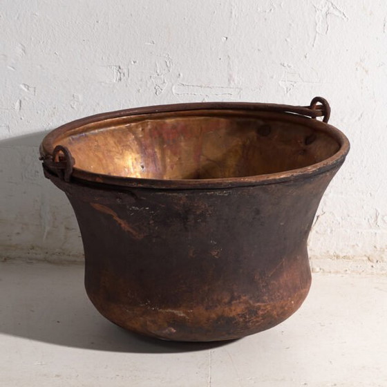 Antique copper cauldron – Central Europe, circa 1900 – Kitchen accessories, Iron (photo 5 of 40)