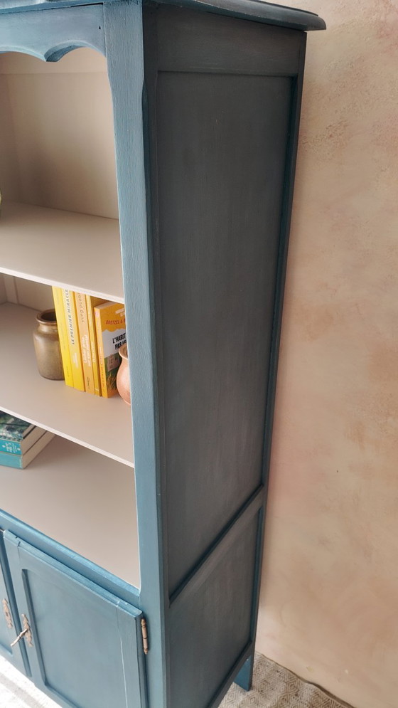 Louis XV Style Sideboard/Open Bookcase – Wood (photo 5 of 23)
