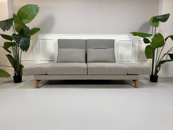 Image 1 of Brühl Moule Large Sofa Grey Sleeper Sofa Sleeping Function Multifunctional