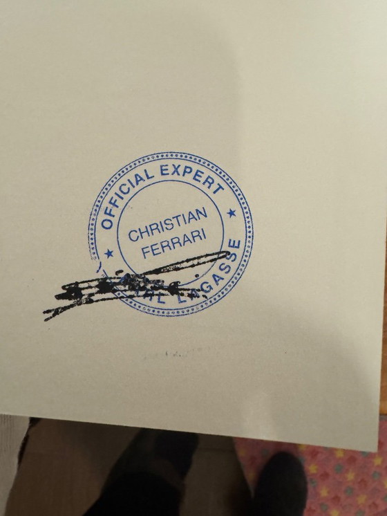 Image 1 of Karl Lagasse – One DOLLAR PURPLE STRIPE (33 exemplaires dans le monde) – Signé + Certificat d'authenticité