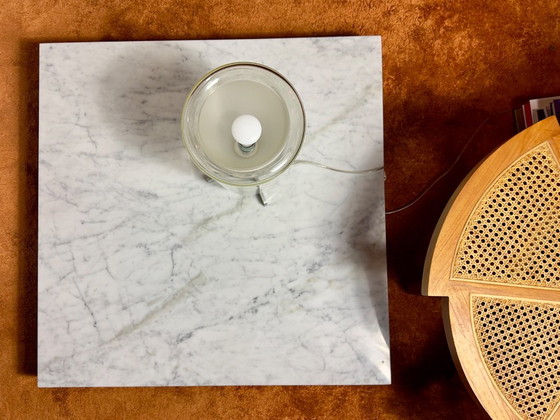 Mesa Living Divani Wall 2 de mármol – Piero Lissoni – 95X95 cm | 13 cm de alto – Mesas de centro, Marble, rvs (photo 6 of 7)