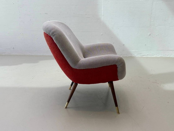 Poltrona Vintage Mid-Century Anni '50 – Poltrone, Textile (photo 9 of 11)