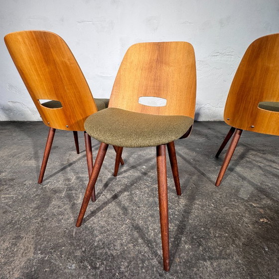 Lollipop Dining Chairs (Set of 4) by František Jirák for Tatra Nábytok, 1960s – Textile (photo 11 of 13)