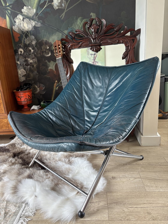 Image 1 of Teun van Zanten pour le fauteuil en cuir Molinari