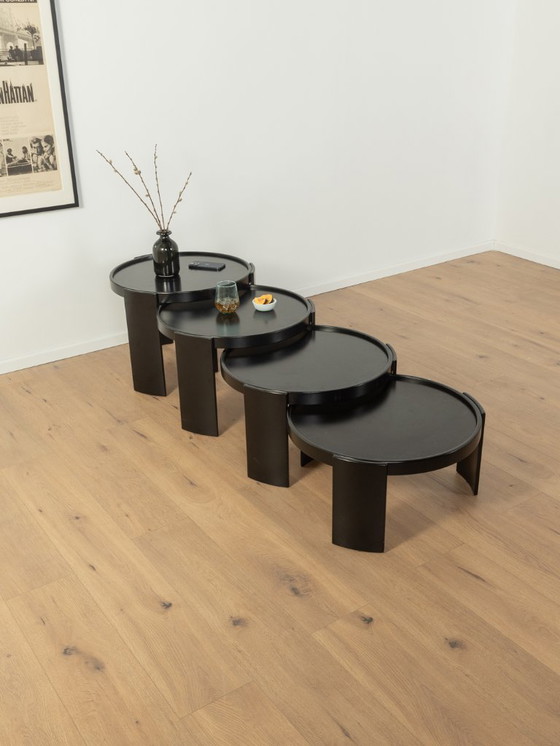 Image 1 of 4x Model 783 nesting tables, Gianfranco Frattini, Cassina