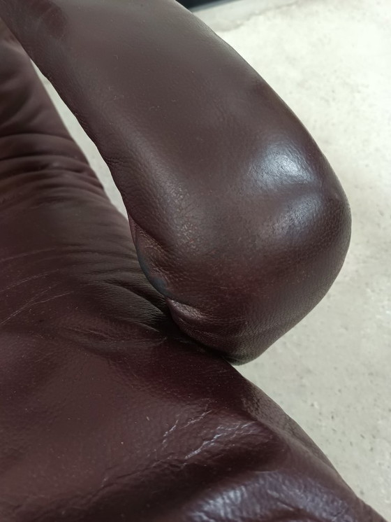 Image 1 of Fauteuil Jori 'Yoga' / Fauteuil pivotant en cuir