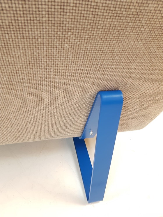 Image 1 of Vintage Artifort bank Kho Liang Le beige bruin wol ploegstof