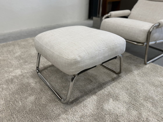 Image 1 of Gelderland 601 Oberman Met Hocker Riva stof 