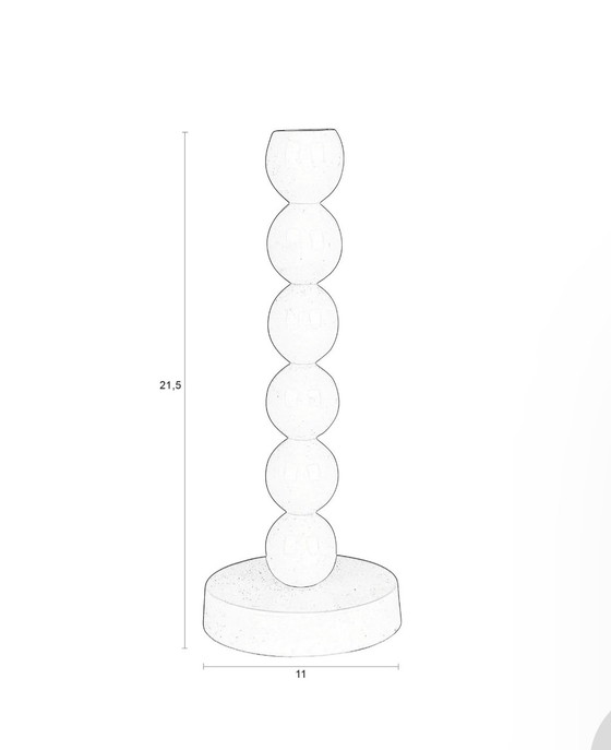 Image 1 of 2 Bubbels candlesticks ony shein beige from Zuiver