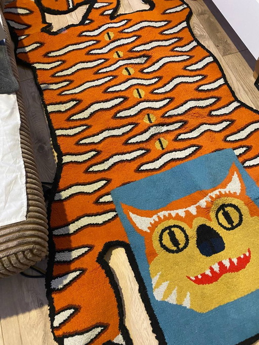 Vintage Tiger Rug by Walter Van Beirendonck for Ikea, 2016