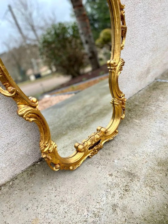 Image 1 of Specchio antico in legno barocco