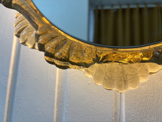 Image 1 of Retroiluminado, gran espejo de Hillebrand de cristal acrílico hielo años 60 70