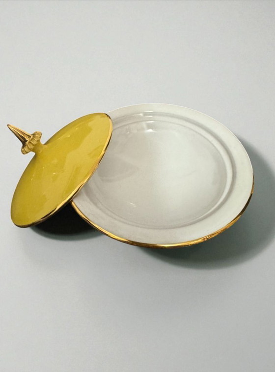 Image 1 of Florentine ceramic tea/coffee set, Art Deco style, 1950s