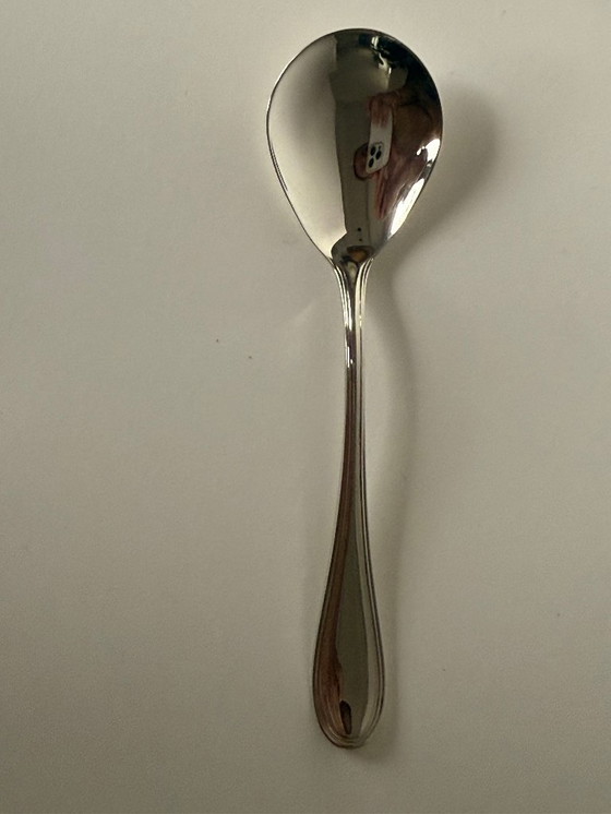 Image 1 of Wilkens Sterling Silver Swedish Faden cutlery 90 pieces 