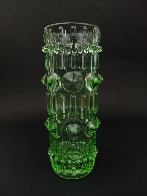 Sklo Vase in Special Green Color – vazen, Glass