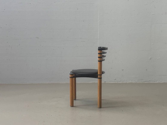 Chaise empilable Dietiker Modell 6800 par Kurt Thut, années 1980 – Fauteuils d'appoint, Wood (photo 4 of 17)