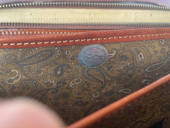 Image 1 of Borsa da lavoro in pelle vintage L.A.P.A. Florence - Stile borsa da medico Dulles - Made in Italy