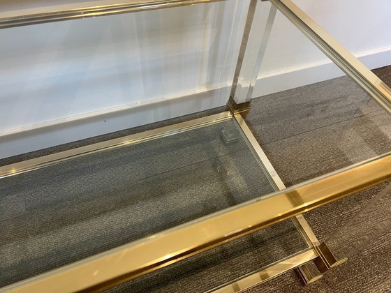 Image 1 of Pierre Vandel Paris vintage drie lagen etagere, tafel