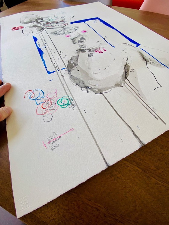 Image 1 of Original Painting – Jacques Sparrow – Modern Pop Art