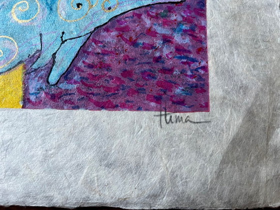 Image 1 of Sérigraphie Himajuwita Pakun - Voyage léger