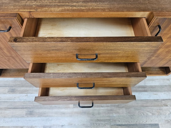 Image 1 of Anrichte aus Teakholz mit Eisenstruktur, 1960