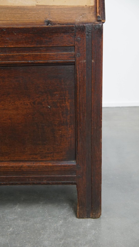 Image 1 of Cofre antiguo de roble inglés del siglo XVII