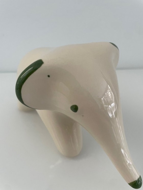 Image 1 of Retro ELKI ceramic elephant figurine