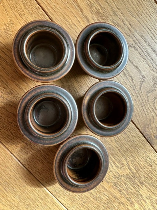 Arabia Tableware 5 Coquetiers Ulla Procope – tafelwaar, Ceramic