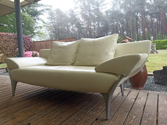 Image 1 of Lederen Designbank "Rolf Benz 1600" . Zeldzame nieuwe staat!