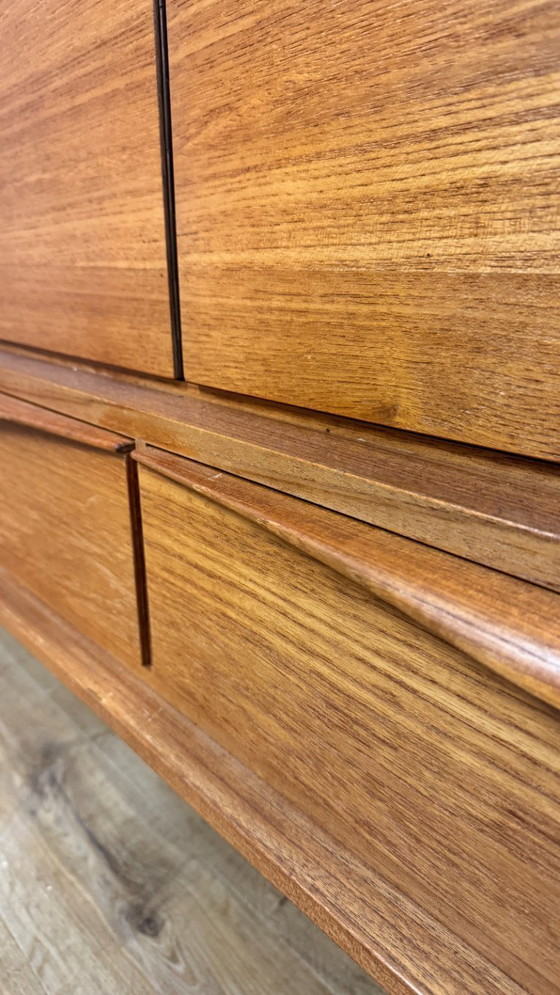 Image 1 of Vintage teak highboard, tall cabinet