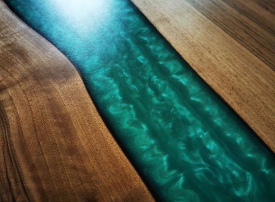 Tavolo In Noce E Resina Monozero – Tavoli da pranzo, Wood (photo 3 of 9)