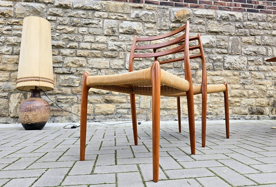 Image 1 of Niels Otto Møller Set 60s Teak Mid Century Dinningset Stühle Esstischgruppe Esszimmer 70s Vintage 