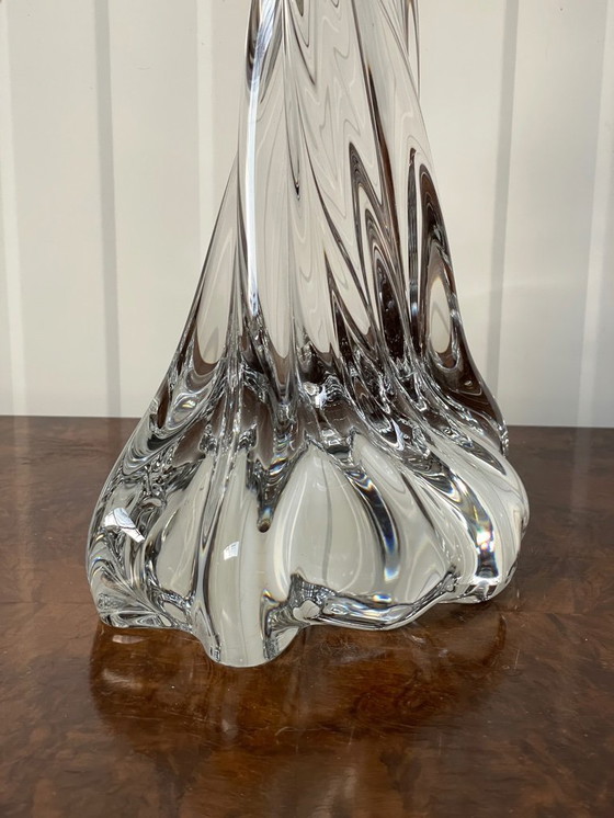 Image 1 of Vintage French Baccarat Table Lamp