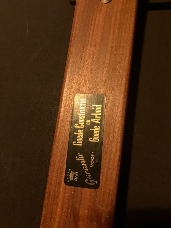 Image 1 of Louis Van Teeffelen - 1960 - Silla de tijera de teca