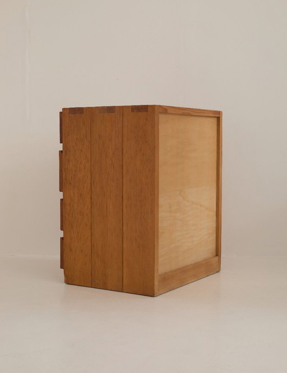 Image 1 of Cassettiera Regain Savoie Collection in pino massello, vintage, circa 1975