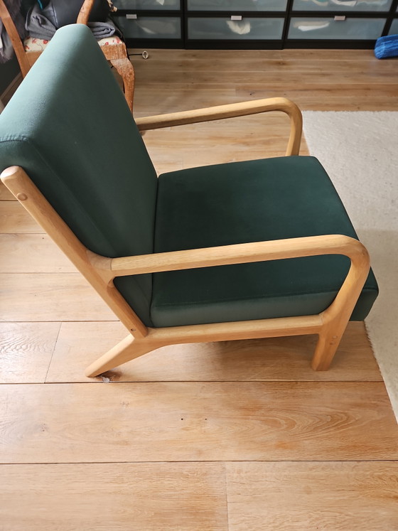 Sillón WOOOD Mark - Terciopelo - Verde botella - 75x67x82 – Sillones, Velvet, Wood (photo 5 of 5)