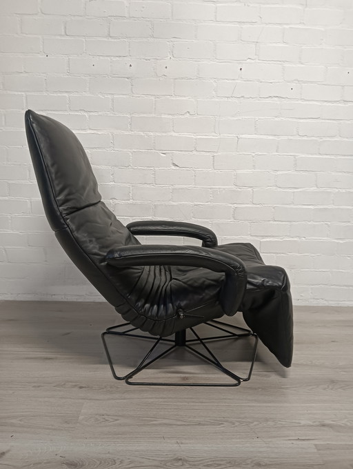 Poltrona regolabile in pelle Jori Yoga