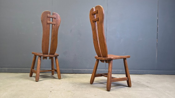 Image 1 of Vintage eetkamerstoelen van Depuydt, België, jaren 60.