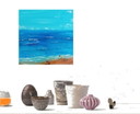 Schilderij "aan de kust