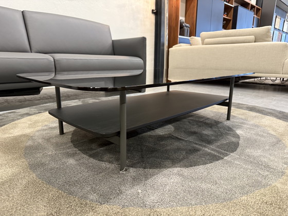 Image 1 of Rolf Benz 8870 Table basse Parssol Verre chêne noir 120x70