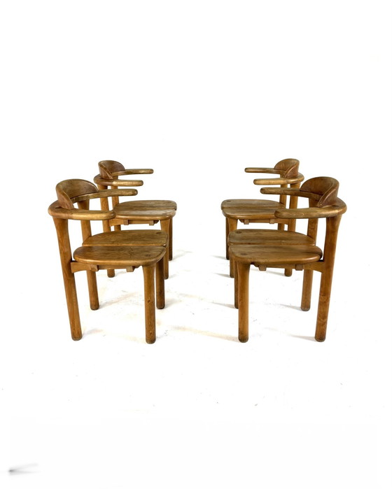 Image 1 of 8x vintage eetkamerstoel model ‘Opus’ Berghammer ‘80