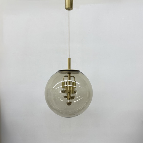 Image 1 of Doria Leuchten globe glass hanging lamp , 1970s