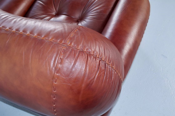 Image 1 of Ein Paar Sapporo-Ledersessel aus den 1970er Jahren, Verlag Mobil Girgi