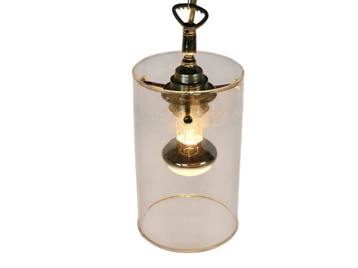 Dutch design - Pola International Amsterdam - hanglamp - glas - metaal - 1990's