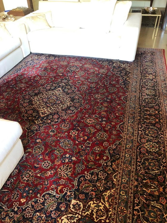 Hand-knotted Persian Keshan Rug 382 × 284 cm with Certificate – Rugs & carpets, Textile (photo 2 of 5)
