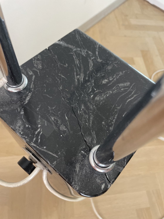 Black Gesto Floor Lamp By Bruno Gecchelin – Floor lights, Marble, Metal (photo 3 of 5)