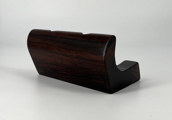 Image 1 of Porte-pipe Jean Gillon WoodArt MCM Mid Century Moderne Jacaranda Bois de rose